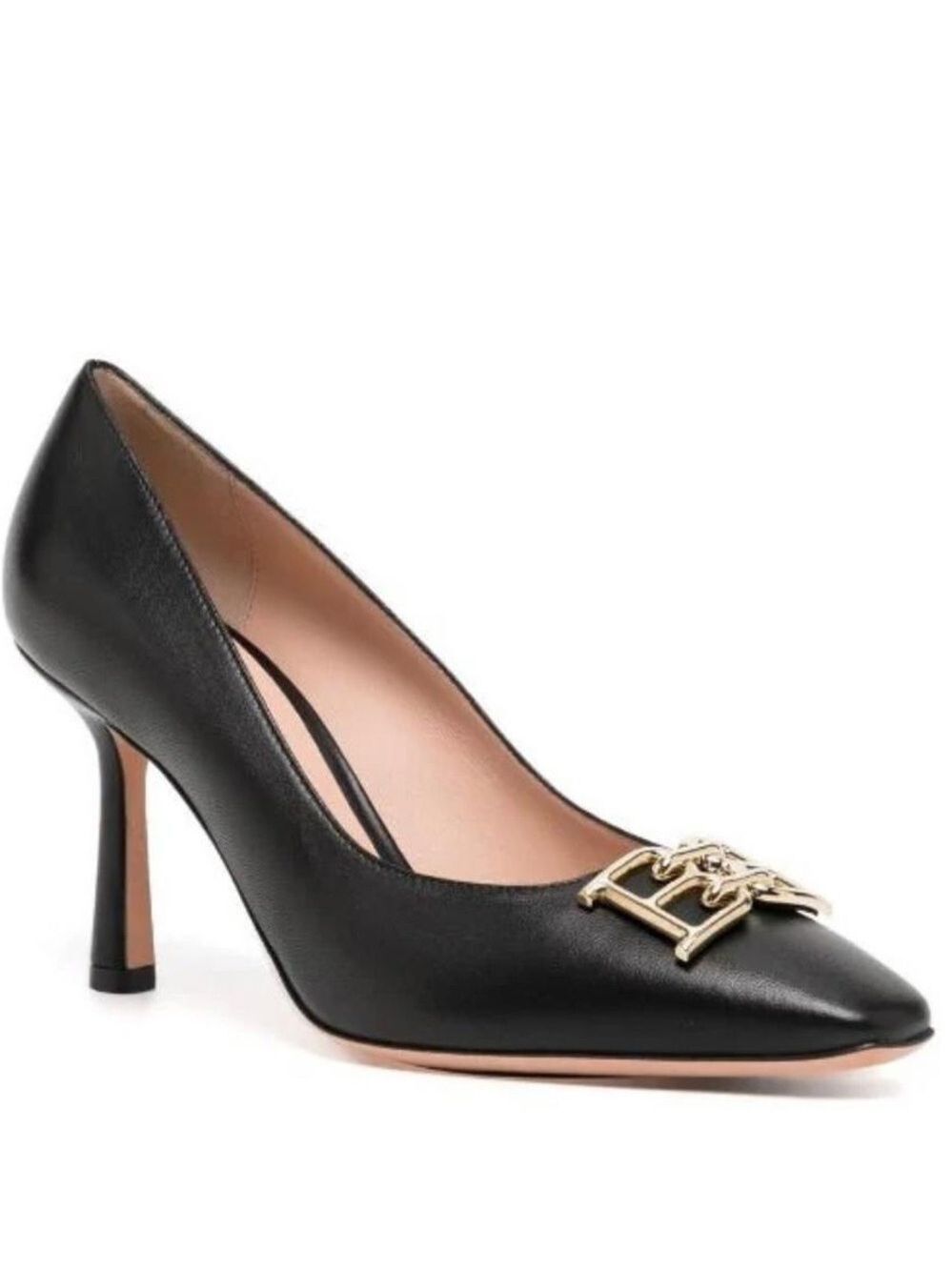 NIB Bally Evanca 85 Leather Black Pumps
